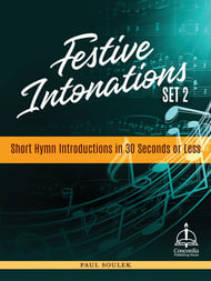 Festive Intonations, Set 2 Organ sheet music cover Thumbnail